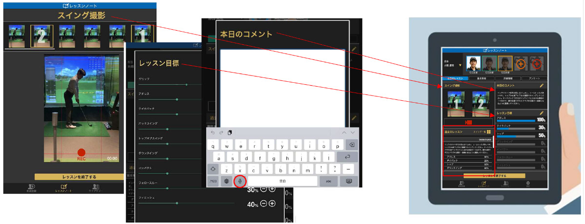 情報の入力・管理が簡単に