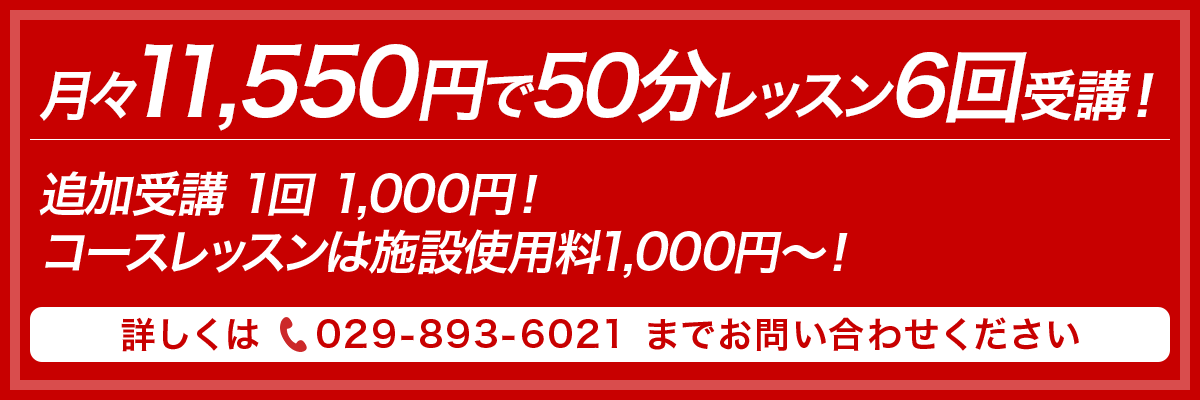 月々11,550円で50分レッスン6回受講！